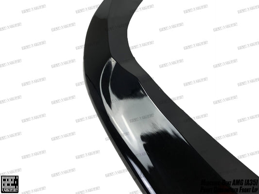 Mercedes Benz A-Class A220 (with sport-package bumper) /A35 /A35L W177 V177 2019-ON with Aftermarket Parts - Punkt Style Front Lip Carbon Fiber from Geex Village