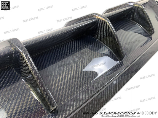 Mercedes Benz A-Class AMG A45 A35 A220 W177 V177 2019-ON with Aftermarket Parts - Blackseries Style Rear Diffuser Carbon Fiber from Geex Village