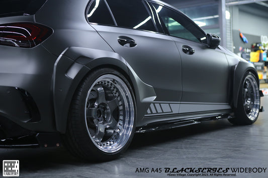 Mercedes Benz A-Class AMG A45 A35 A220 W177 V177 2019-ON with Aftermarket Parts - Blackseries Style Side Skirts Carbon Fiber from Geex Village