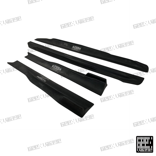 Mercedes Benz A-Class AMG A45 A35 A220 W177 V177 2019-ON with Aftermarket Parts - Blackseries Style Side Skirts Carbon Fiber from Geex Village