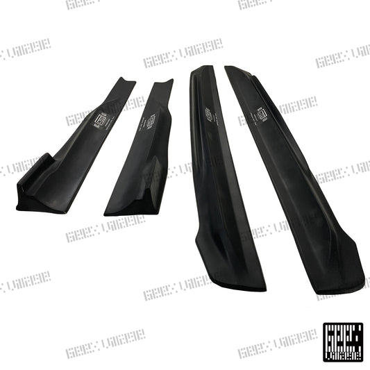 Mercedes Benz A-Class AMG A45 A35 A220 W177 V177 2019-ON with Aftermarket Parts - Blackseries Style Side Skirts Carbon Fiber from Geex Village