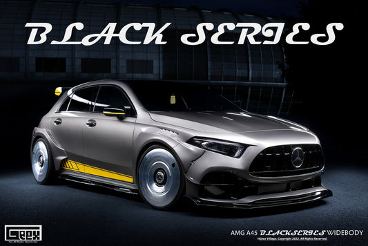 Mercedes Benz AMG A45 A35 A220 W177 2019-ON with Aftermarket Parts - Blackseries Style Widebody Wheel Arches Carbon Fiber / FRP from Geex Village