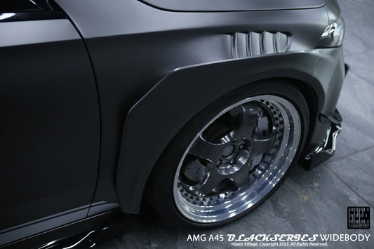 Mercedes Benz AMG A45 A35 A220 W177 2019-ON with Aftermarket Parts - Blackseries Style Widebody Wheel Arches Carbon Fiber / FRP from Geex Village