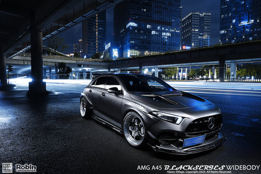 Mercedes Benz AMG A45 A35 A220 W177 2019-ON with Aftermarket Parts - Blackseries Style Widebody Wheel Arches Carbon Fiber / FRP from Geex Village
