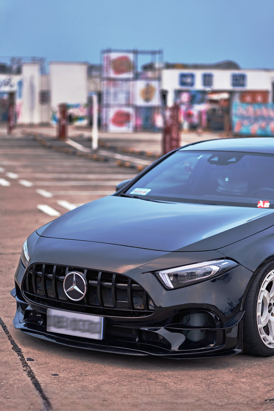Mercedes Benz A-Class AMG A45 W177 V177 2019-ON with Aftermarket Parts - Blackseries Style Front Bumper Kit Carbon Fiber / FRP from Geex Village