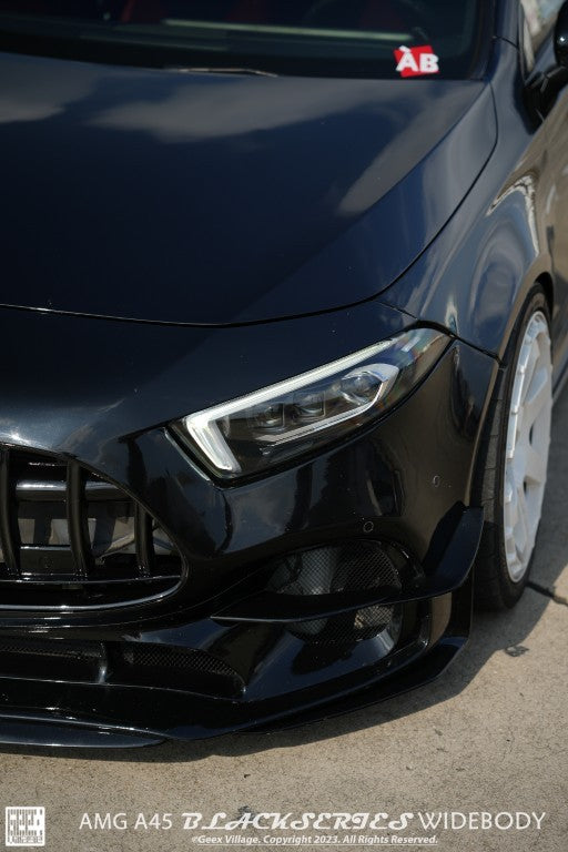 Mercedes Benz A-Class AMG A45 W177 V177 2019-ON with Aftermarket Parts - Blackseries Style Front Canards Carbon Fiber from Geex Village