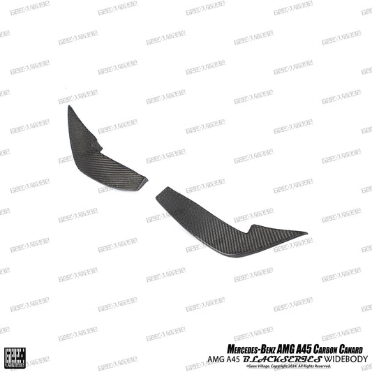 Mercedes Benz A-Class AMG A45 W177 V177 2019-ON with Aftermarket Parts - Blackseries Style Front Canards Carbon Fiber from Geex Village