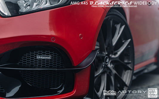 Mercedes Benz A-Class AMG A45 W177 V177 2019-ON with Aftermarket Parts - Blackseries Style Front Canards Carbon Fiber from Geex Village