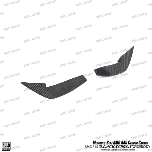Mercedes Benz A-Class AMG A45 W177 V177 2019-ON with Aftermarket Parts - Blackseries Style Front Canards Carbon Fiber from Geex Village