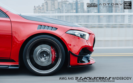 Mercedes Benz A-Class AMG A45 W177 V177 2019-ON with Aftermarket Parts - Blackseries Style Front Canards Carbon Fiber from Geex Village