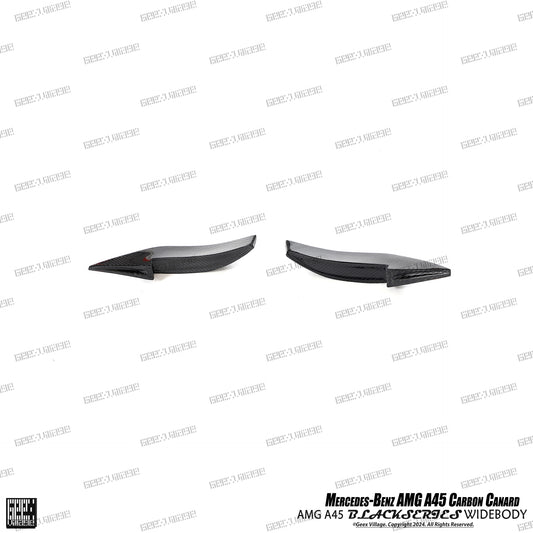 Mercedes Benz A-Class AMG A45 W177 V177 2019-ON with Aftermarket Parts - Blackseries Style Front Canards Carbon Fiber from Geex Village