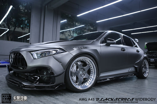 Mercedes Benz A-Class AMG A45 W177 V177 2019-ON with Aftermarket Parts - Blackseries Style Front Canards Carbon Fiber from Geex Village