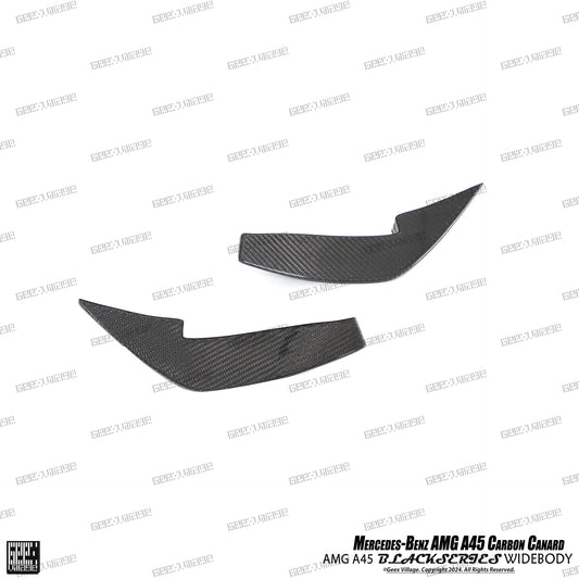 Mercedes Benz A-Class AMG A45 W177 V177 2019-ON with Aftermarket Parts - Blackseries Style Front Canards Carbon Fiber from Geex Village