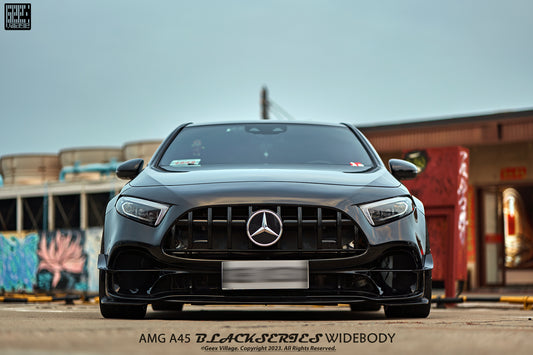 Mercedes Benz A-Class AMG A45 W177 V177 2019-ON with Aftermarket Parts - Blackseries Style Front Canards Carbon Fiber from Geex Village