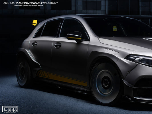 Mercedes Benz A-Class AMG A45 W177 V177 2019-ON with Aftermarket Parts - Blackseries Style Front Fenders Carbon Fiber / FRP from Geex Village