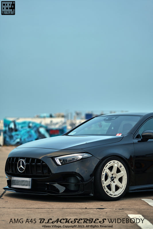 Mercedes Benz A-Class AMG A45 W177 V177 2019-ON with Aftermarket Parts - OEM Style Front Fenders Carbon Fiber / FRP from Geex Village