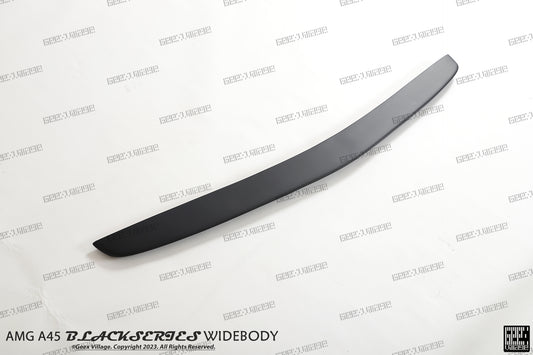 Mercedes Benz A-Class AMG A45 W177 V177 2019-ON with Aftermarket Parts - Blackseries Style Stage 1 Front Corner Splitters & Center Front Lip Carbon Fiber / FRP from Geex Village