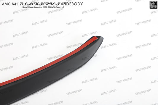 Mercedes Benz A-Class AMG A45 W177 V177 2019-ON with Aftermarket Parts - Blackseries Style Stage 1 Front Corner Splitters & Center Front Lip Carbon Fiber / FRP from Geex Village