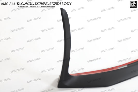 Mercedes Benz A-Class AMG A45 W177 V177 2019-ON with Aftermarket Parts - Blackseries Style Stage 1 Front Corner Splitters & Center Front Lip Carbon Fiber / FRP from Geex Village