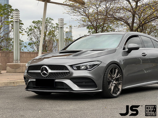 Mercedes Benz CLA-Class CLA45 CLA35 CLA250 C118 2020-ON & A-Class A45 A35 A250 A220 W177 V177 2019-ON with Aftermarket Parts - Hood Carbon Fiber / FRP from Geex Village