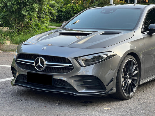Mercedes Benz CLA-Class CLA45 CLA35 CLA250 C118 2020-ON & A-Class A45 A35 A250 A220 W177 V177 2019-ON with Aftermarket Parts - Hood Carbon Fiber / FRP from Geex Village