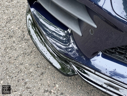 Mercedes Benz C-Class C63S C63 AMG W205 Coupe Convertible (suitable for both pre-facelift and facelift) 2015 2016 2017 2018 2019 2020 2021 2022 2023 with Aftermarket Parts - Front Lip Carbon Fiber from Geex Village