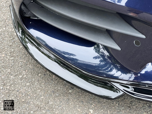Mercedes Benz C-Class C63S C63 AMG W205 Coupe Convertible (suitable for both pre-facelift and facelift) 2015 2016 2017 2018 2019 2020 2021 2022 2023 with Aftermarket Parts - Front Lip Carbon Fiber from Geex Village
