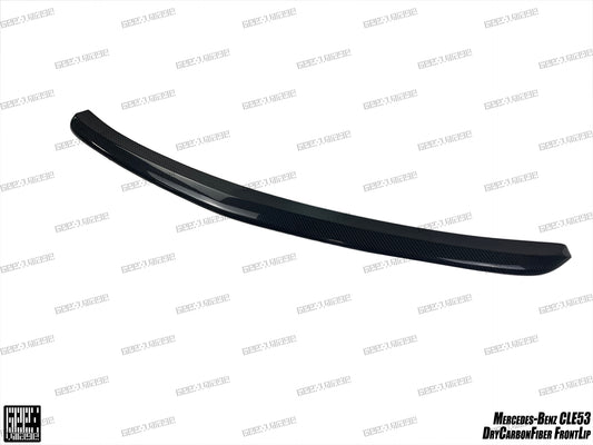 Mercedes Benz CLE-Class AMG CLE 53 2024-ON with Aftermarket Parts - Front Middle Lip Dry Pre-preg Carbon Fiber from Geex Village