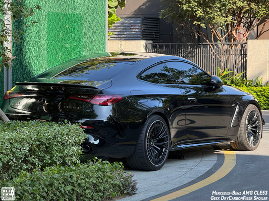 Geex Village Rear Lip Ducktail Spoiler for Mercedes Benz CLE-Class AMG CLE 53 / 450 / 300 C236 2024-ON Dry Pre-preg Carbon Fiber
