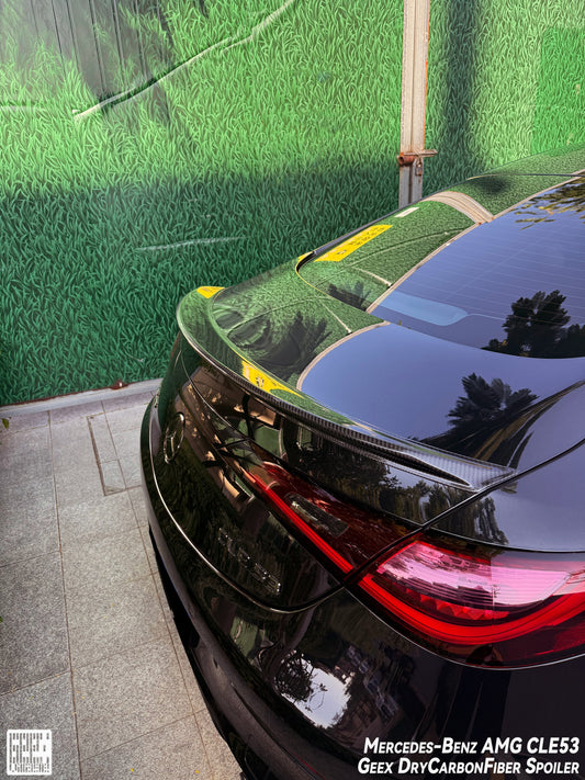 Geex Village Rear Lip Ducktail Spoiler for Mercedes Benz CLE-Class AMG CLE 53 / 450 / 300 C236 2024-ON Dry Pre-preg Carbon Fiber