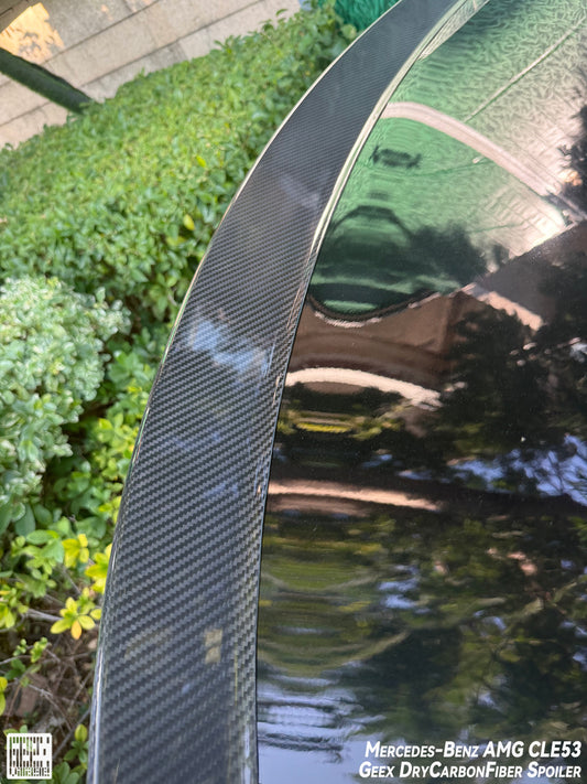 Geex Village Rear Lip Ducktail Spoiler for Mercedes Benz CLE-Class AMG CLE 53 / 450 / 300 C236 2024-ON Dry Pre-preg Carbon Fiber