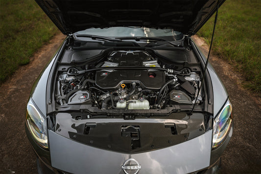 Nissan Z 400Z Nismo Proto Performance Sport RZ34 2023-ON with Aftermarket Parts - GC Style Engine Bay Cover Carbon Fiber from Geex Village
