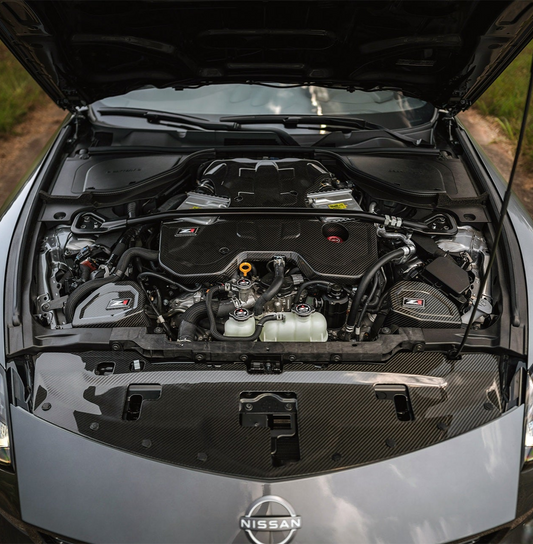 Nissan Z 400Z Nismo Proto Performance Sport RZ34 2023-ON with Aftermarket Parts - GC Style Engine Bay Cover Carbon Fiber from Geex Village