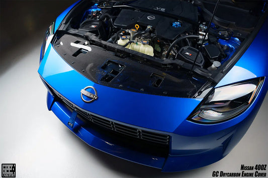 Nissan Z 400Z Nismo Proto Performance Sport RZ34 2023-ON with Aftermarket Parts - GC Style Engine Bay Cover Carbon Fiber from Geex Village