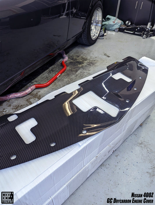 Nissan Z 400Z Nismo Proto Performance Sport RZ34 2023-ON with Aftermarket Parts - GC Style Engine Bay Cover Carbon Fiber from Geex Village