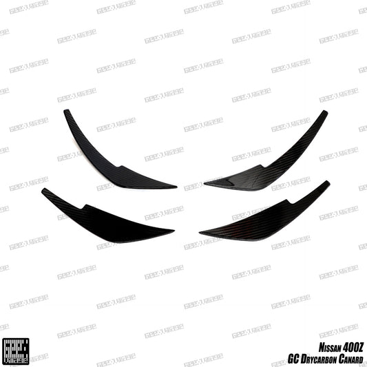 Nissan Z 400Z Proto Performance Sport RZ34 2023-ON with Aftermarket Parts - GC Style Front Canards Carbon Fiber from Geex Village