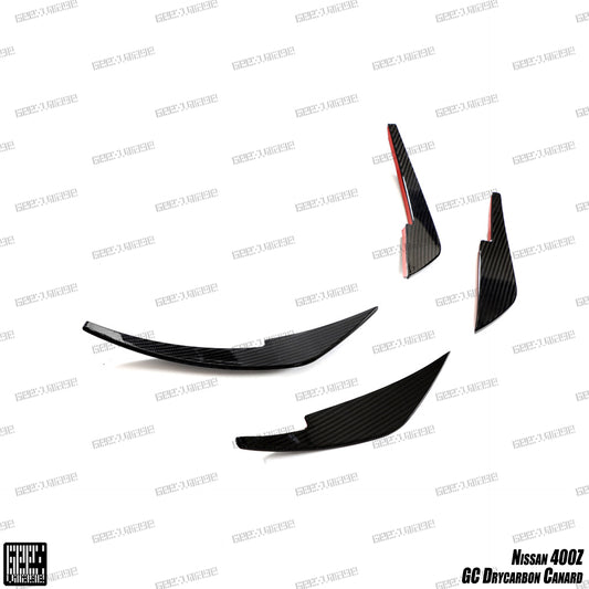 Nissan Z 400Z Proto Performance Sport RZ34 2023-ON with Aftermarket Parts - GC Style Front Canards Carbon Fiber from Geex Village