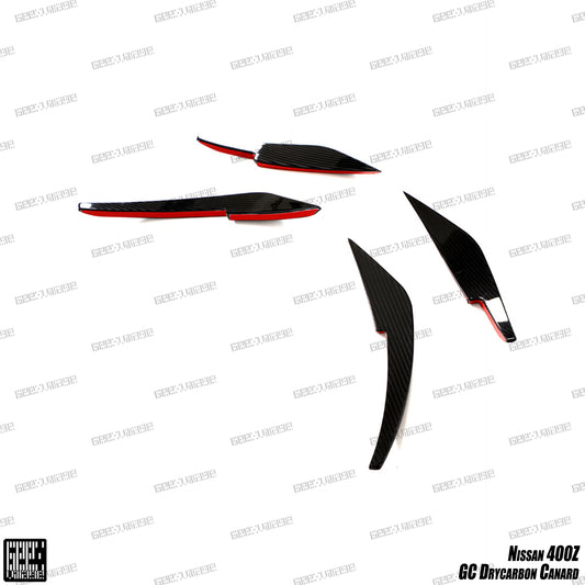 Nissan Z 400Z Proto Performance Sport RZ34 2023-ON with Aftermarket Parts - GC Style Front Canards Carbon Fiber from Geex Village