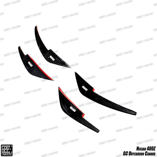 Nissan Z 400Z Proto Performance Sport RZ34 2023-ON with Aftermarket Parts - GC Style Front Canards Carbon Fiber from Geex Village