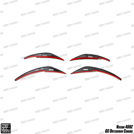 Nissan Z 400Z Proto Performance Sport RZ34 2023-ON with Aftermarket Parts - GC Style Front Canards Carbon Fiber from Geex Village