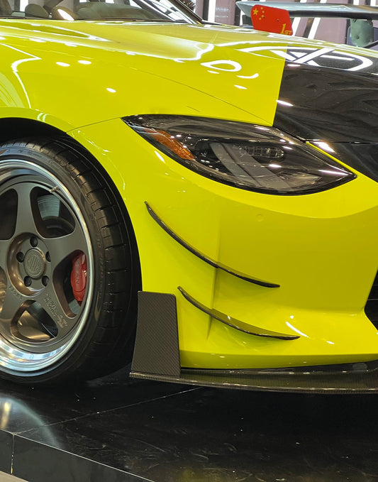 Nissan Z 400Z Proto Performance Sport RZ34 2023-ON with Aftermarket Parts - GC Style Front Canards Carbon Fiber from Geex Village