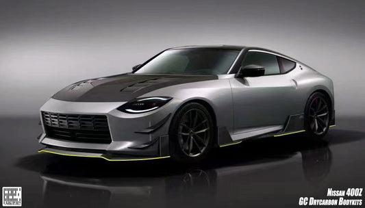 Nissan Z 400Z Proto Performance Sport RZ34 2023-ON with Aftermarket Parts - GC Style Front Canards Carbon Fiber from Geex Village
