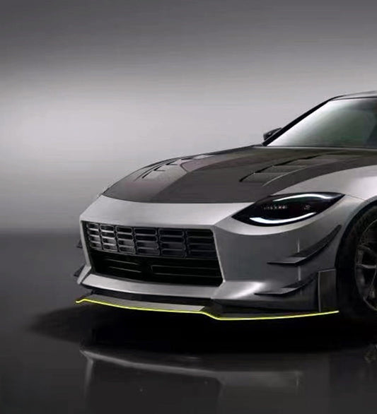 Nissan Z 400Z Proto Performance Sport RZ34 2023-ON with Aftermarket Parts - GC Style Front Lip Carbon Fiber from Geex Village