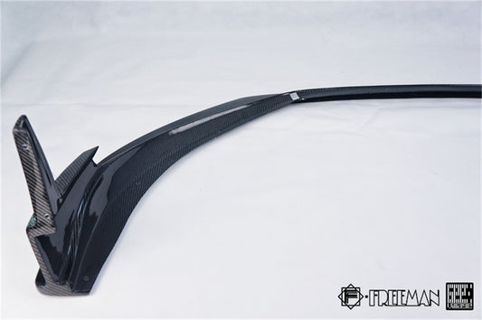 Porsche 718 Cayman Boxster Base S T 2017-ON with Aftermarket Parts - Front Lip Carbon Fiber from Geex Village