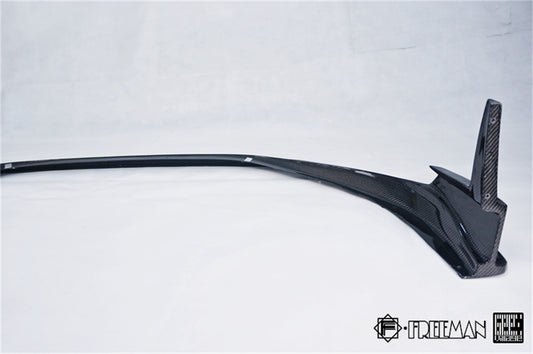Porsche 718 Cayman Boxster Base S T 2017-ON with Aftermarket Parts - Front Lip Carbon Fiber from Geex Village