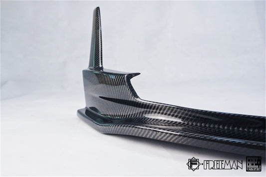 Porsche 718 Cayman Boxster Base S T 2017-ON with Aftermarket Parts - Front Lip Carbon Fiber from Geex Village