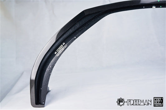 Porsche 718 Cayman Boxster Base S T 2017-ON with Aftermarket Parts - Front Lip Carbon Fiber from Geex Village