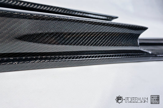 Porsche 718 Cayman Boxster Base S T GTS GT4 Spyder 2017-ON with Aftermarket Parts - Side Skirts Carbon Fiber from Geex Village