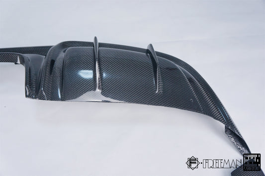 Porsche 718 Cayman Boxster Base S T GTS 2017-ON with Aftermarket Parts - Rear Diffuser Carbon Fiber from Geex Village