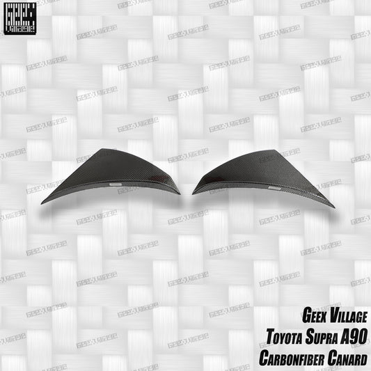 Toyota Supra MK5 A90 A91 3.0 2.0 2020-ON with Aftermarket Parts - Unicorn GT3 Widebody Canards Carbon Fiber/FRP from Geex Village
